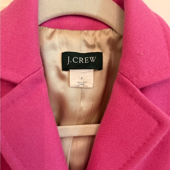 J. Crew Pink Wool Women's Blazer - Picture 5 of 8